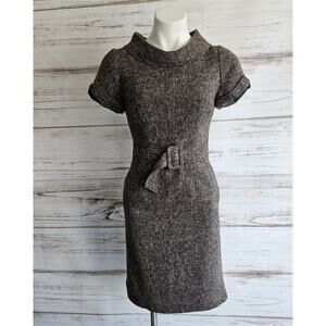 Banana Republic Tweed Short Sleeve Professional Dress sz 2